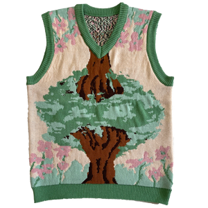 Tree of Life knit vest